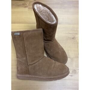 BearPaw Boots Dorado II Women's Size 7/8 Suede, Wool Blend Lining Winter Snow